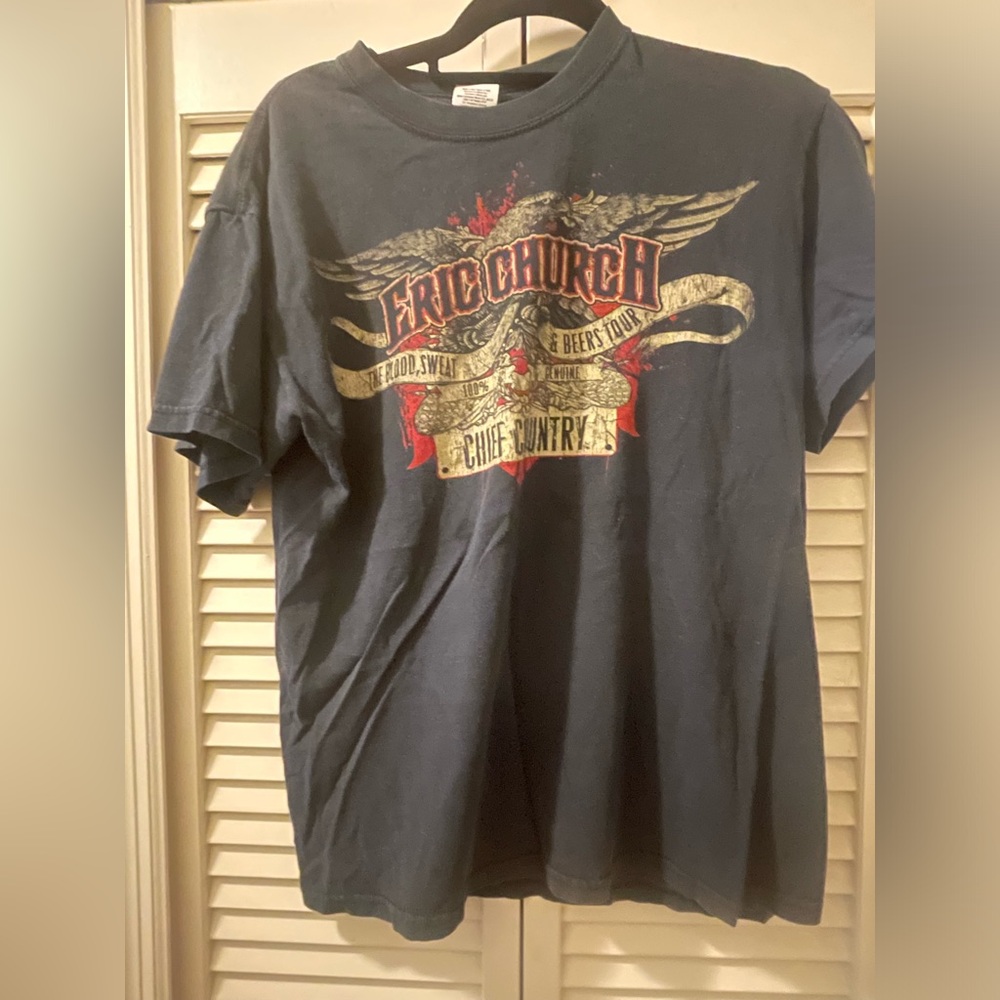 Eric Church Blood Sweat and Beers concert shirt
